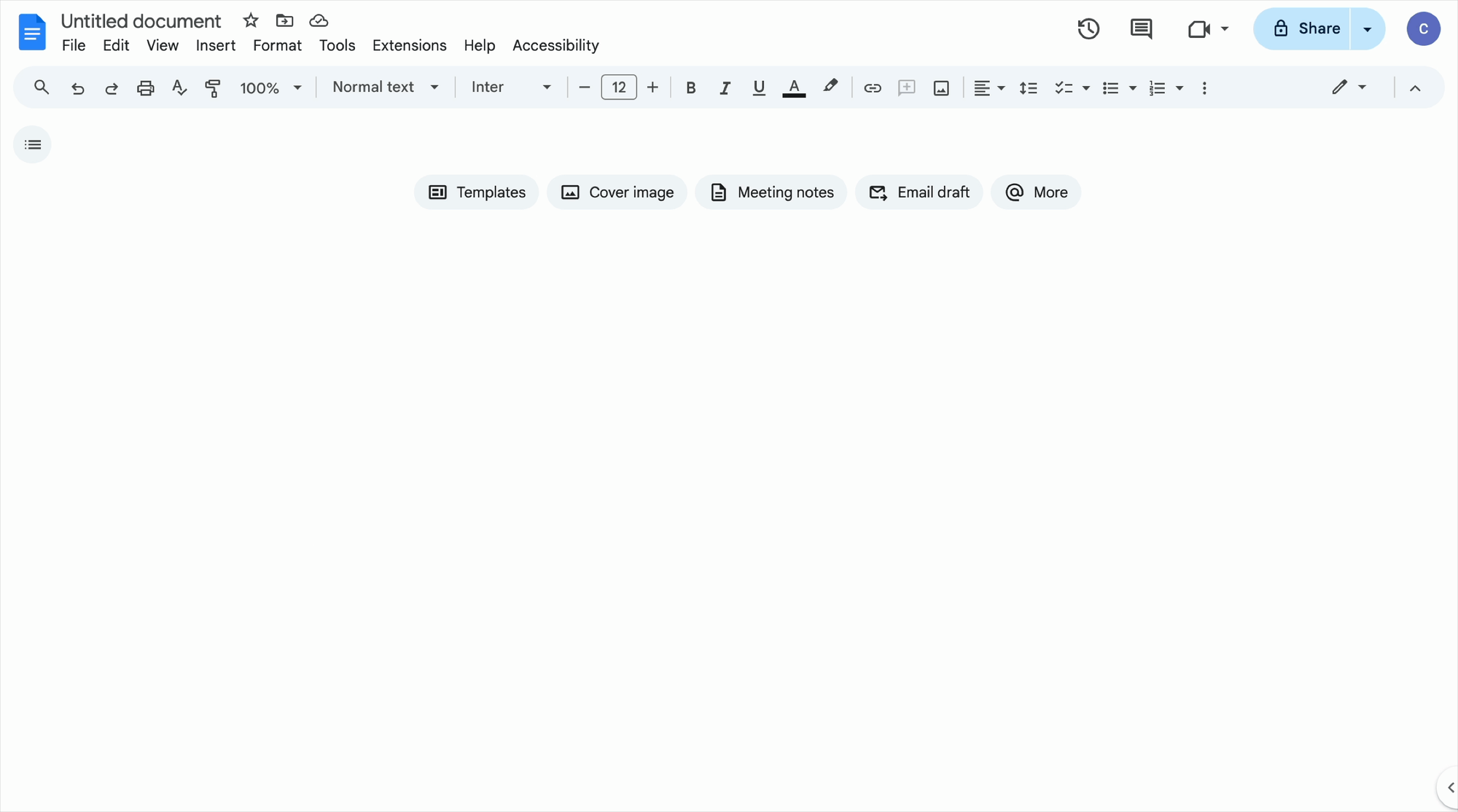 Options de mise en page de Google Docs