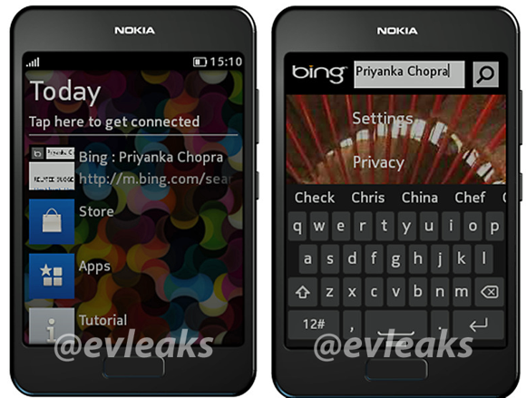 Фотографии будущих сенсорных телефонов Nokia серии Asha-2