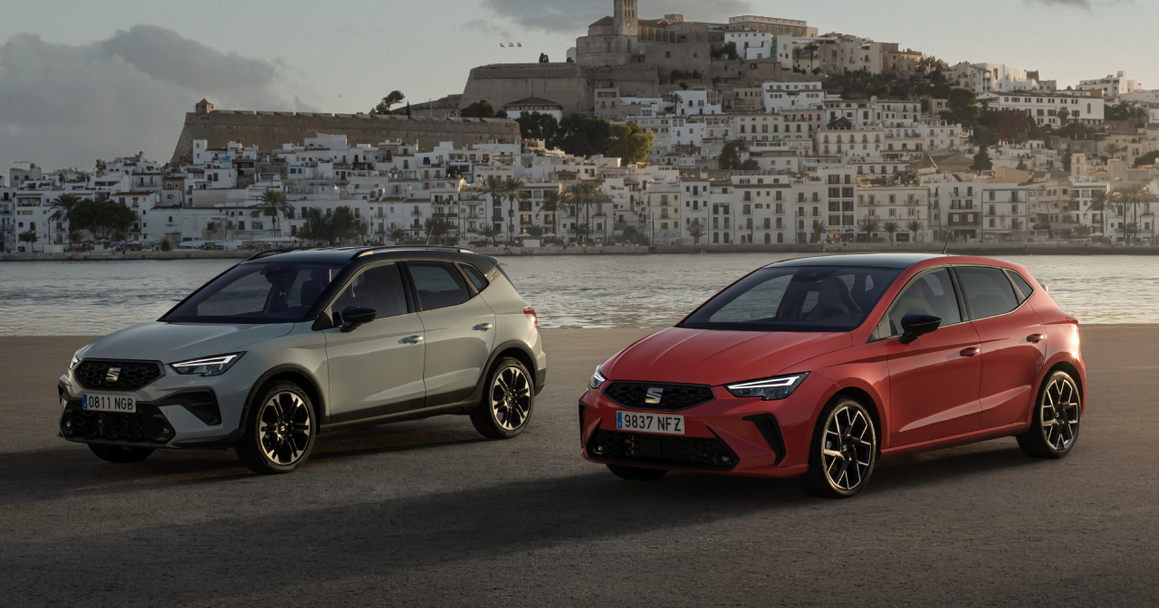 New Seat Arona and Ibiza models on the road