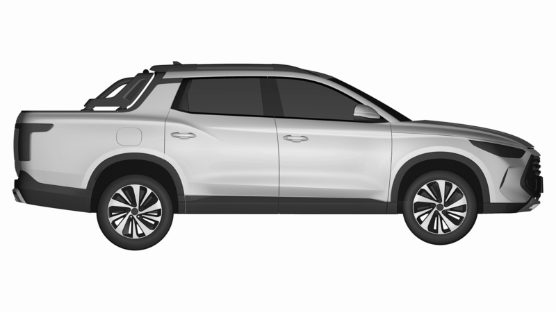 Изображение нового пикапа BYD - 1