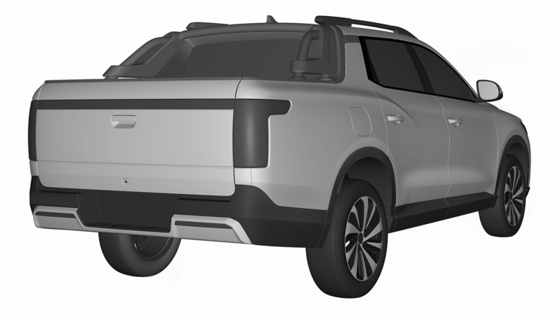 Изображение нового пикапа BYD - 3