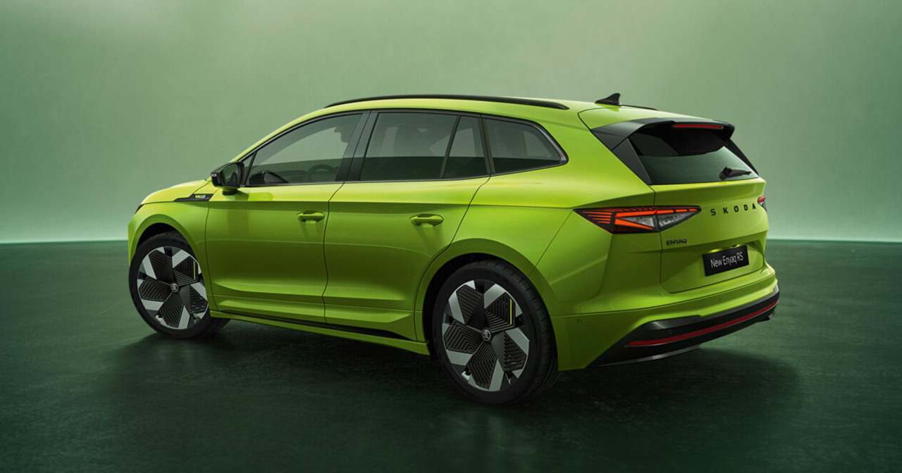 Enyaq RS rear view