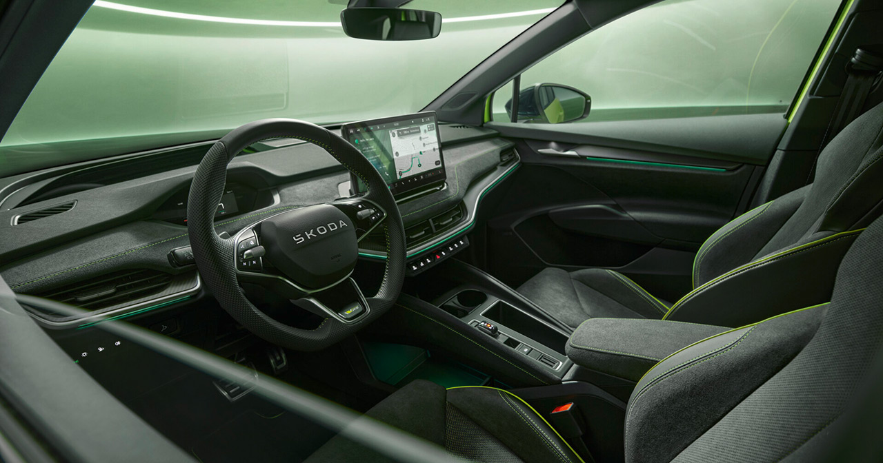 Enyaq RS dashboard