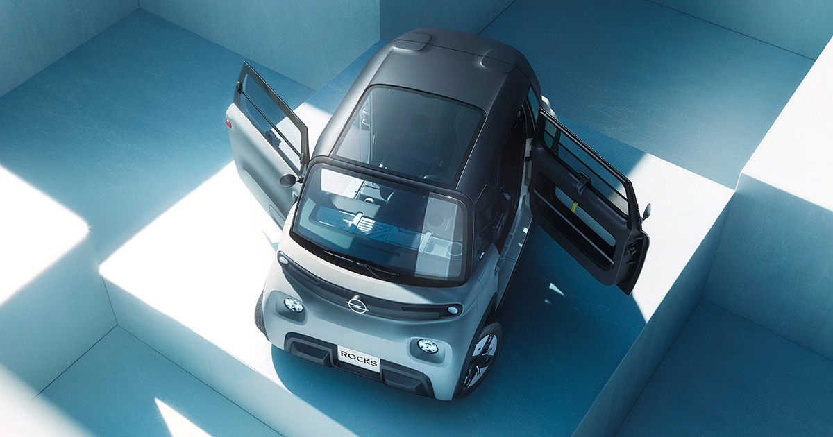 The updated Opel Rocks - side view