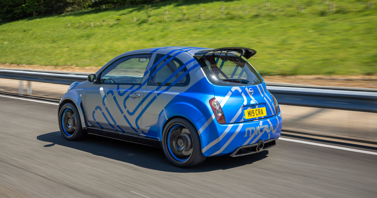 Avant de la Nissan Micra 350SR