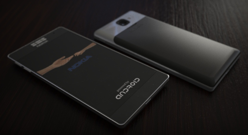 Фантазии и рендеры на тему Android-смартфона Nokia 1100
