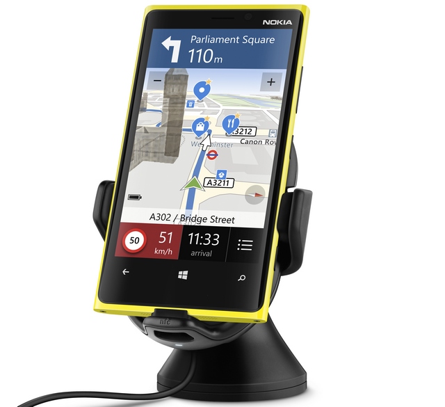 Беспроводная автомобильная зарядка для смартфонов Nokia серии Lumia-3 Беспроводная автомобильная зарядка для смартфонов Nokia серии Lumia-3