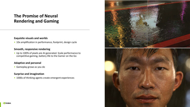 Illustration by Nvidia Neural Rendering