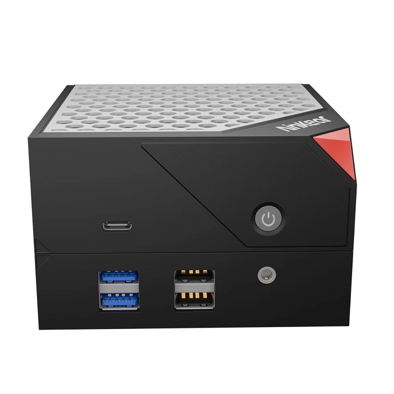 Mini-PC dans un environnement de bureau