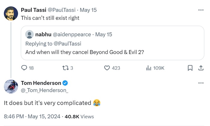 "Toujours en vie, mais la situation est compliquée" - 16 ans après son annonce, Beyond Good & Evil 2 est toujours en production : Ubisoft n'a pas annulé le projet désespéré-2