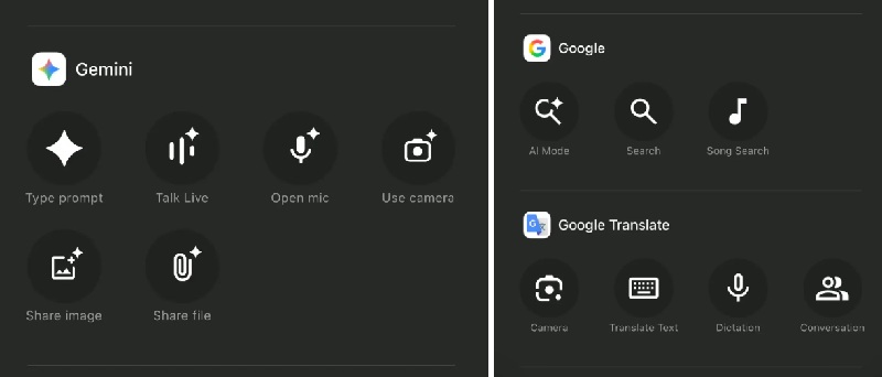 Google Translate Fast and Advanced modes