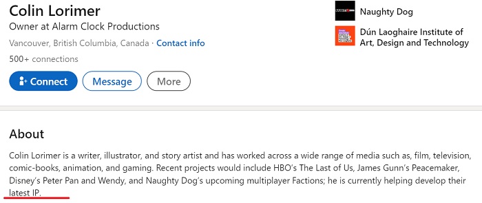 Intrigue: studio Naughty Dog is working on a game based on a brand new franchise-2