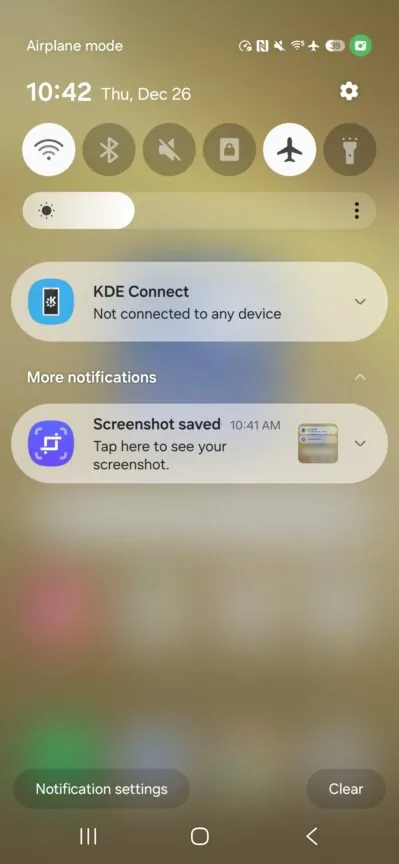 Notifications pliables dans One UI 7.0