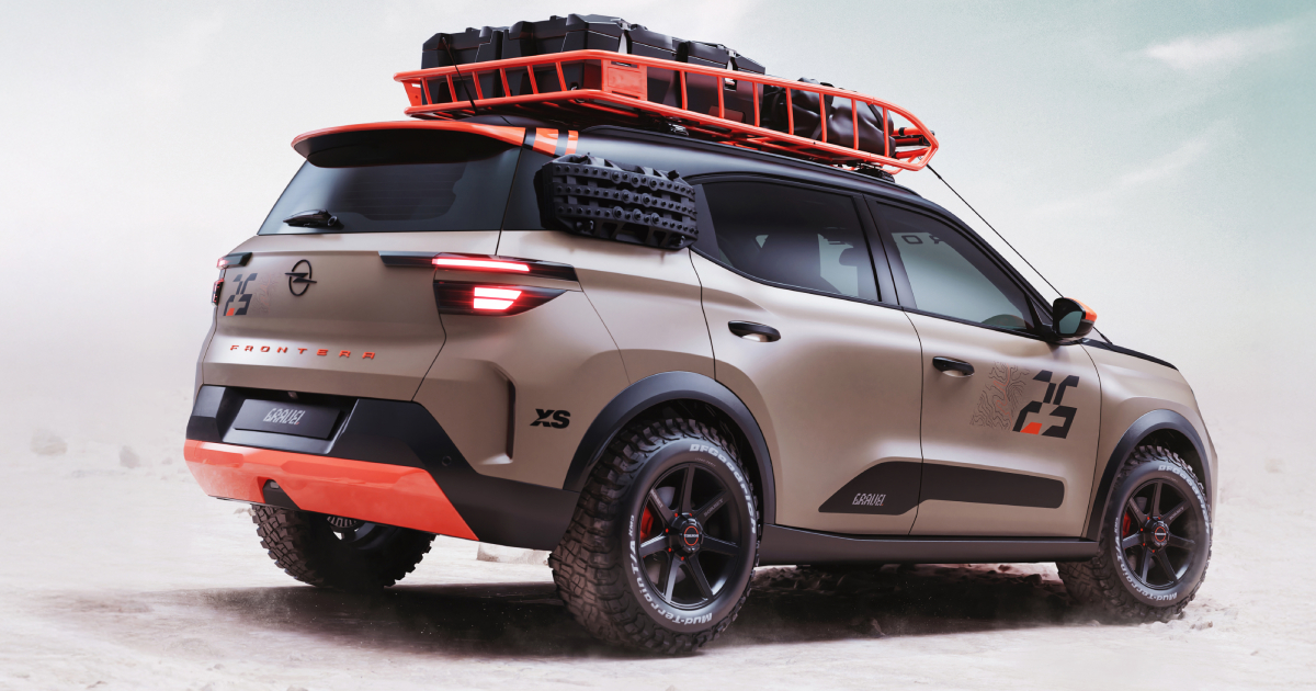 Opel Frontera Gravel - екстер'єр на виставці