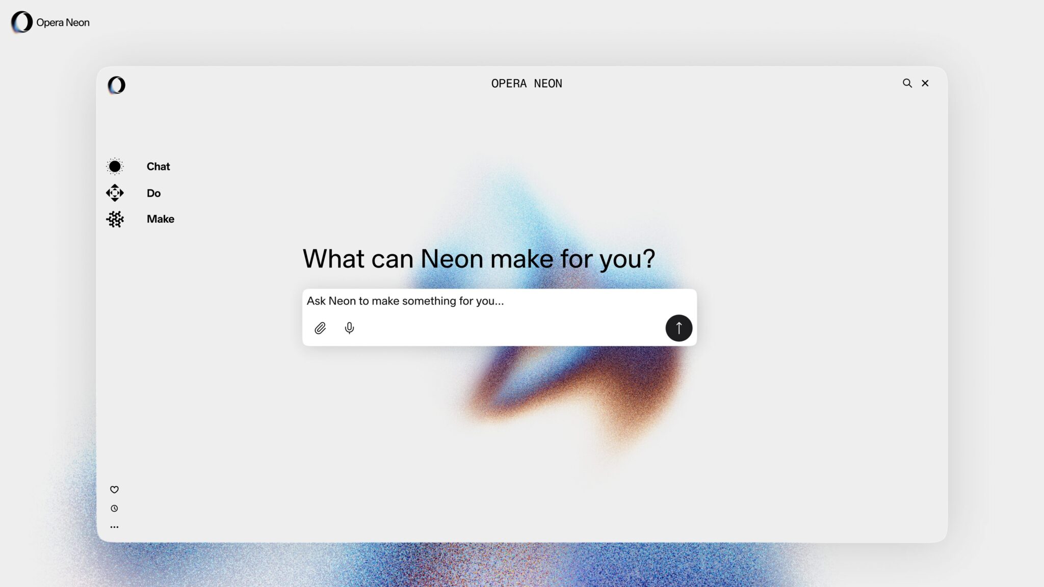 The new Opera Neon browser