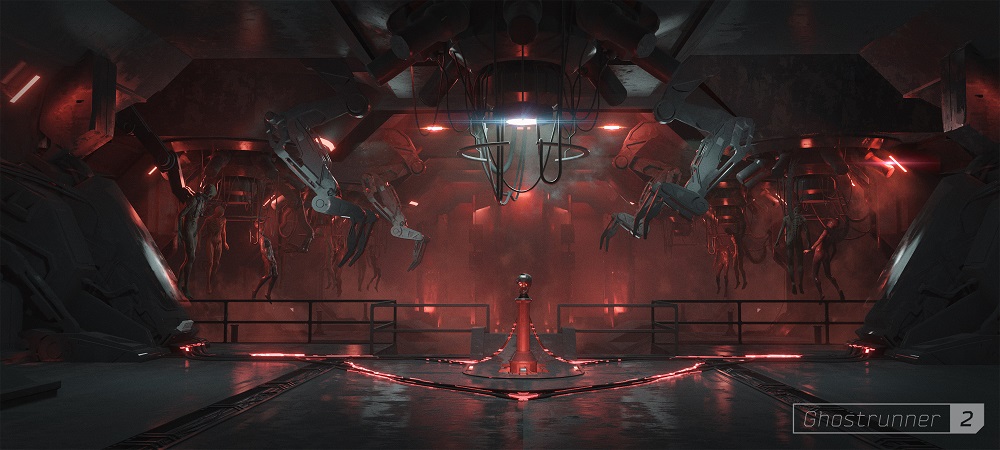 Le style cyberpunk sombre et séduisant du premier concept art de Ghostrunner 2-7