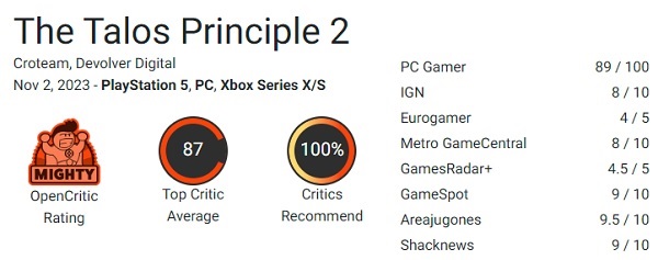 A superb puzzle game with deep meaning: critics rave about The Talos Principle 2 and give the game high scores-2