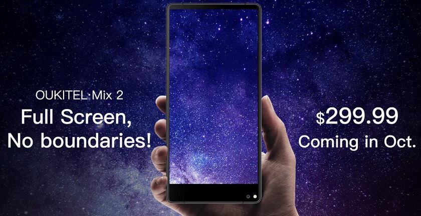 OUKITEL готовит к выходу два безрамочных смартфона: Mix 2 и C8-2 oukitel mix 2.jpg