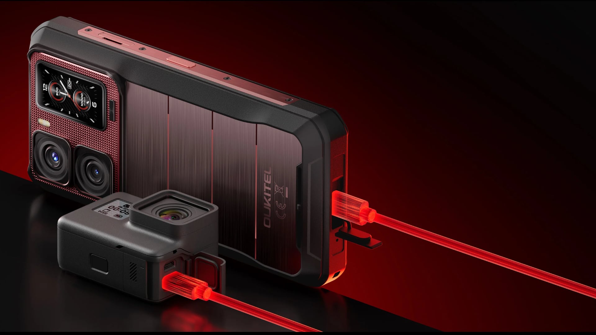 Image of Oukitel WP300 with additional modules