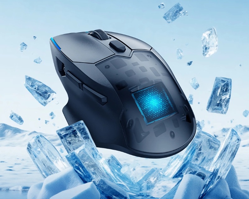 Black Shark Star Flash gaming mouse with temperature regulation