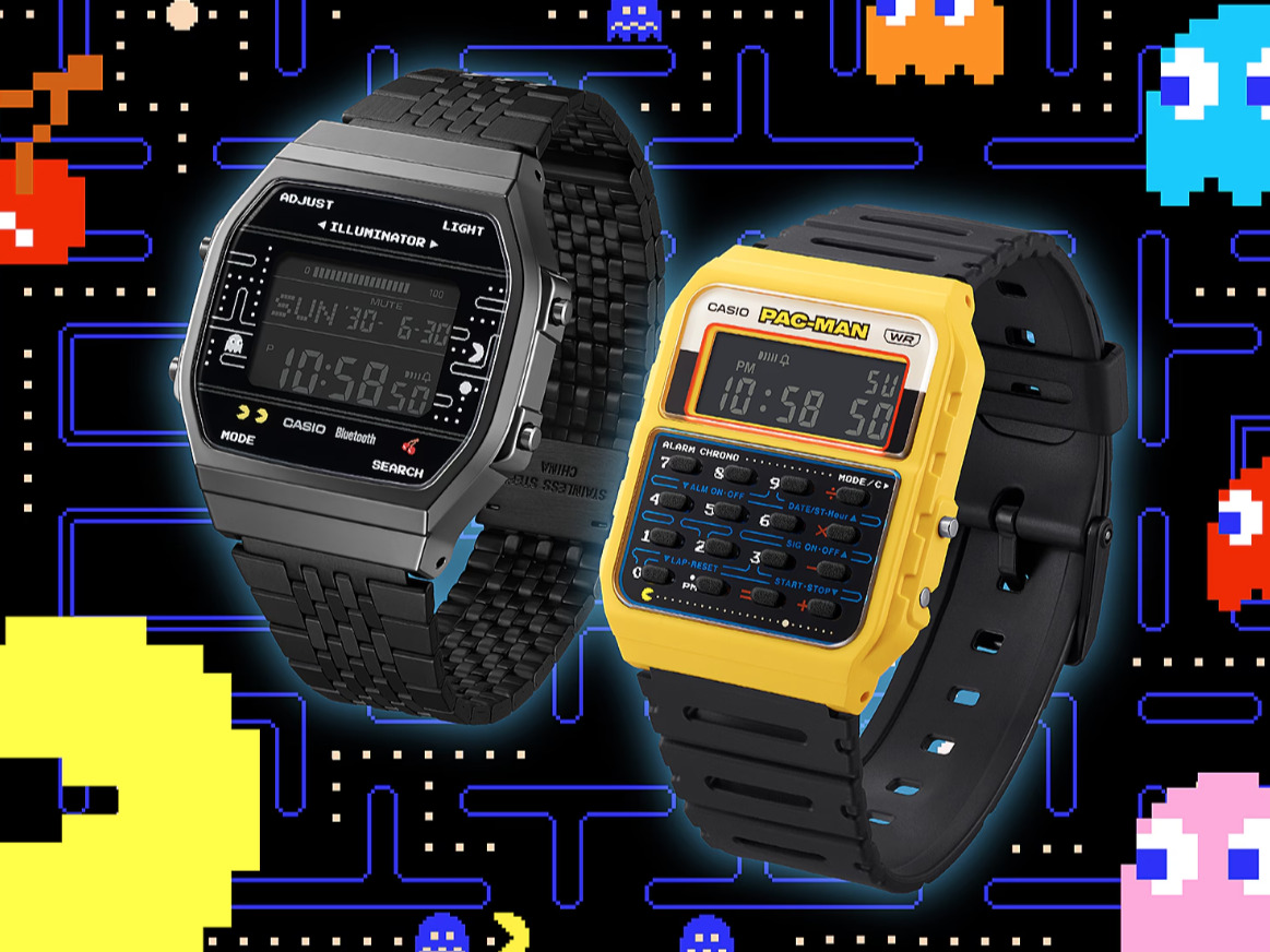 Watches from the Pac-Man x Casio Vintage collection