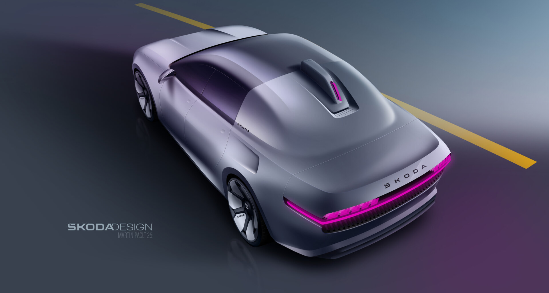Concept sketch Škoda 100. Second view