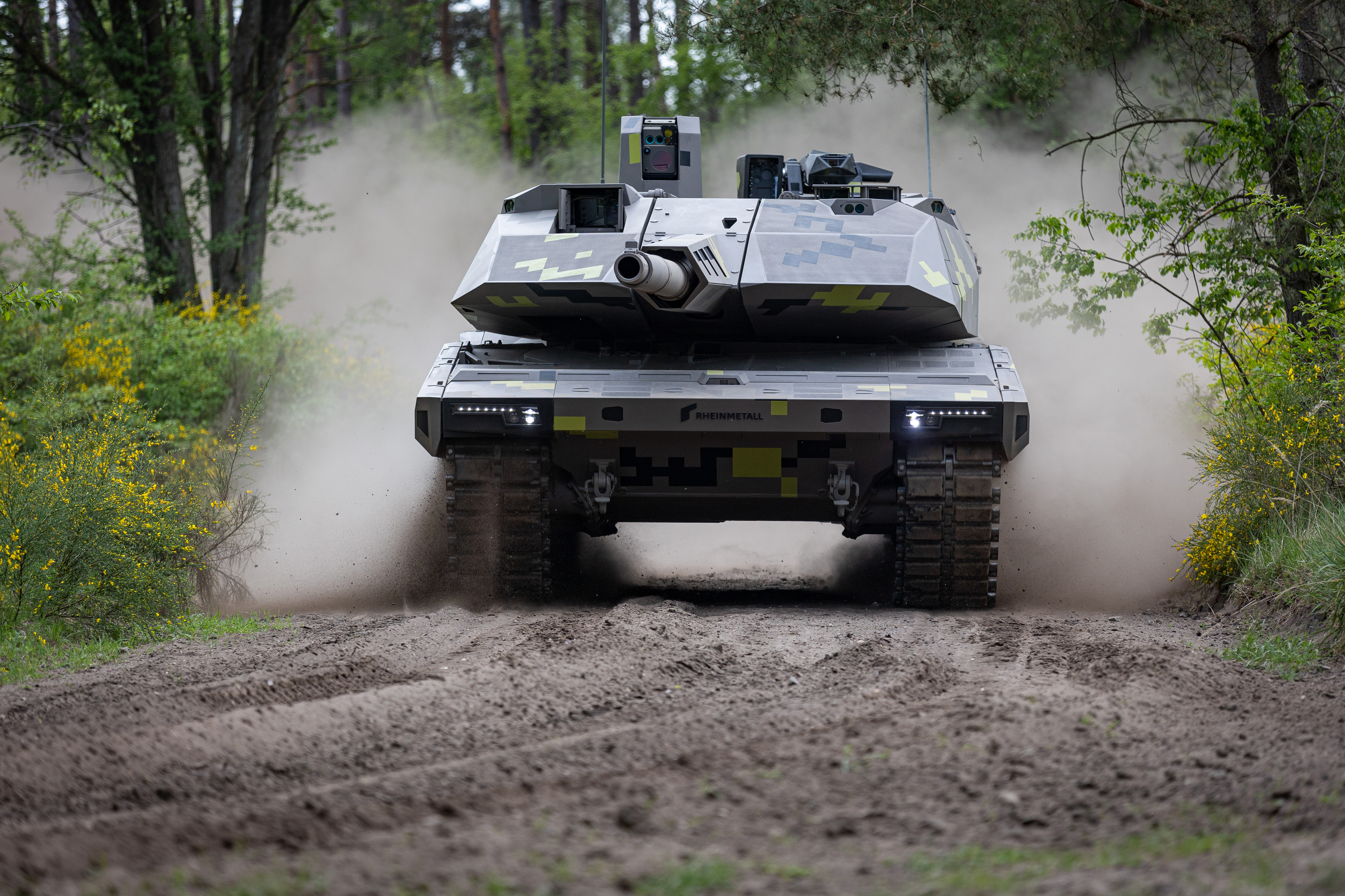 Rheinmetall Panther KF51 tank. Illustration: Rheinmetall