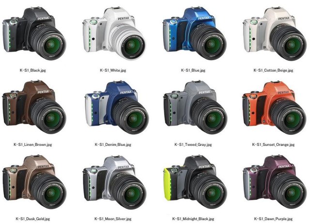 Зеркалка Pentax K-S1 всех цветов радуги со светодиодной иллюминацией-5