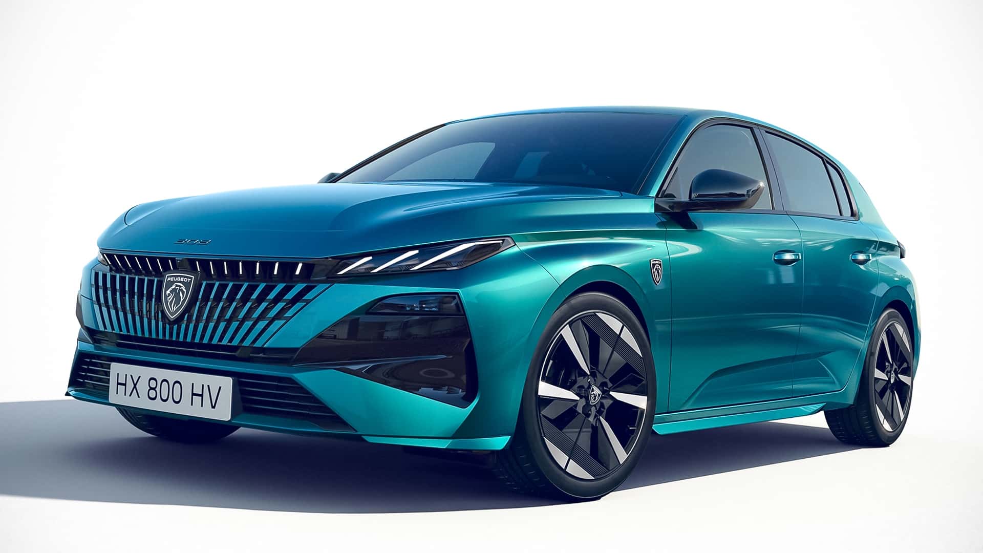 Updated Peugeot 308, side design