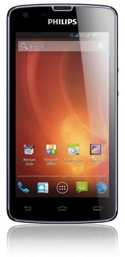Долгоиграющий смартфон с четырехъядерным процессором Philips Xenium W8510-6