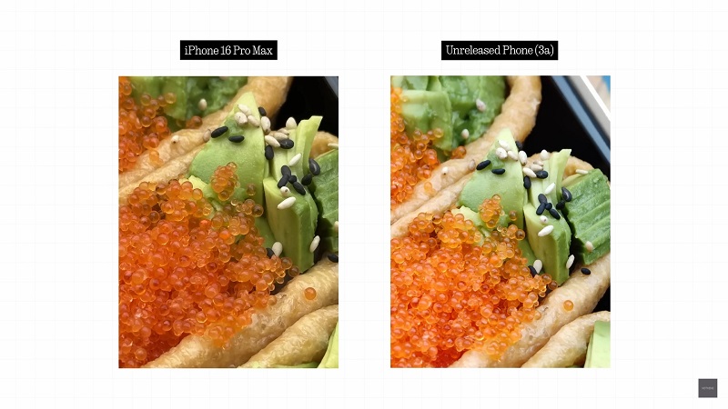 Comparison photo 3: Phone (3a) and iPhone 16 Pro Max