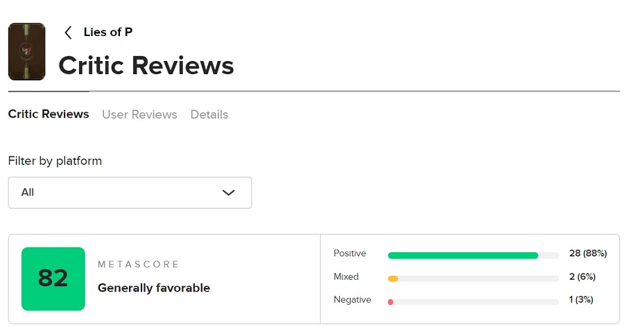 Not a breakthrough, but a great souls-like: critics were pleased with the dark action game Lies of P and give the game high marks on aggregators-2