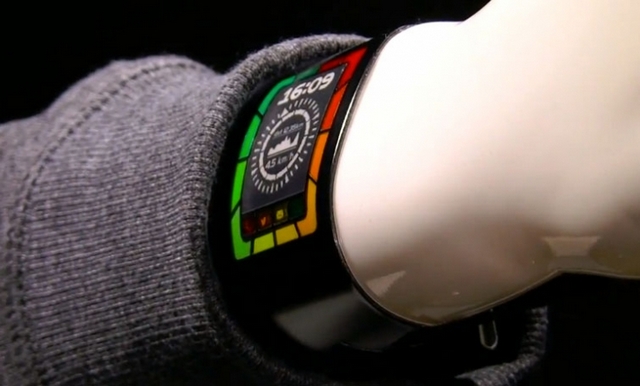 Plastic Logic показала сверхтонкие «умные» часы или раскрыла iWatch?