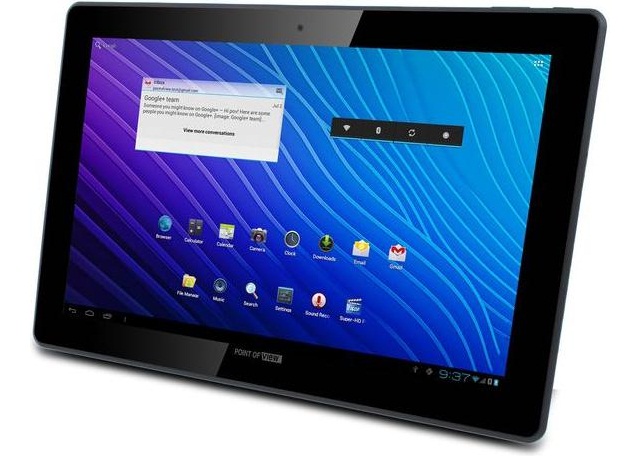 Планшет Point of View Mobii 1325 с 13.3-дюймовым дисплеем для домашнего использования Планшет Point of View Mobii 1325 с 13.3-дюймовым дисплеем для домашнего использования