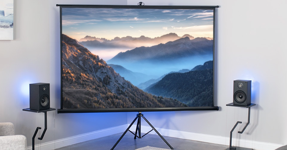 écran pour vidéoprojecteur nomade