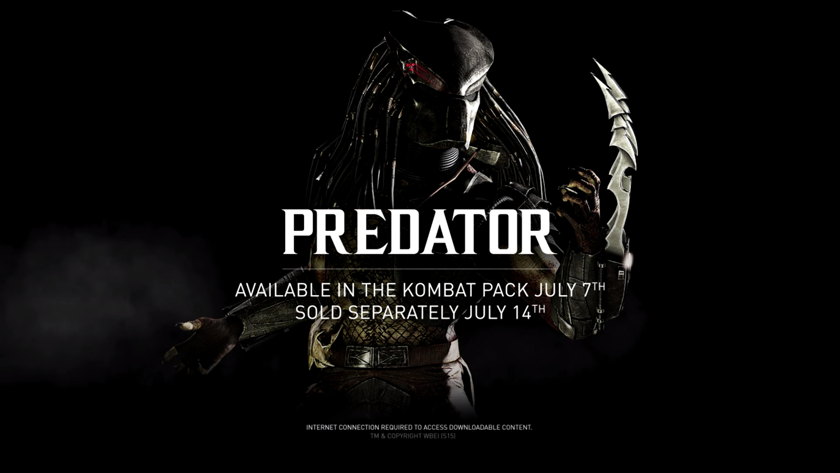 Завтра в Mortal Kombat X появится Хищник из одноименного культового фильма (видео)
