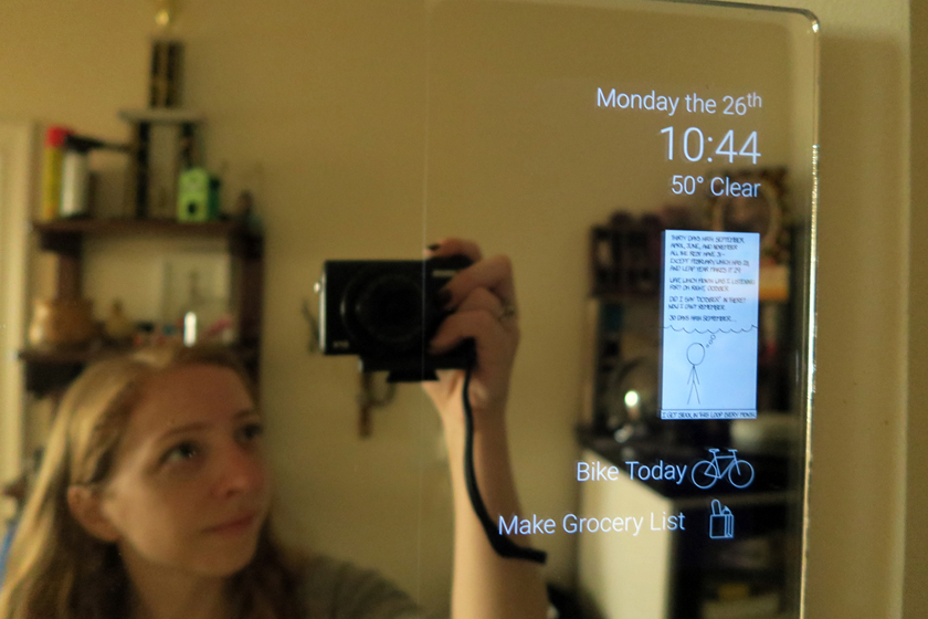 Как самостоятельно сделать "умное" зеркало с помощью Android-планшета Как самостоятельно сделать "умное" зеркало с помощью Android-планшета