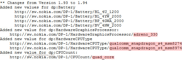 Nokia работает над смартфоном на Snapdragon 800-3