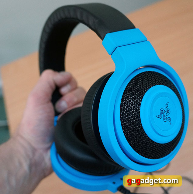 Голубой кракен: обзор игровой гарнитуры Razer Kraken Pro Neon-4