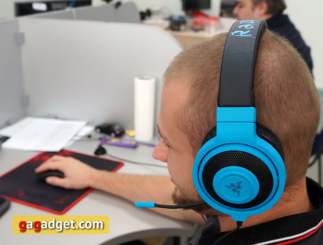 Голубой кракен: обзор игровой гарнитуры Razer Kraken Pro Neon-10