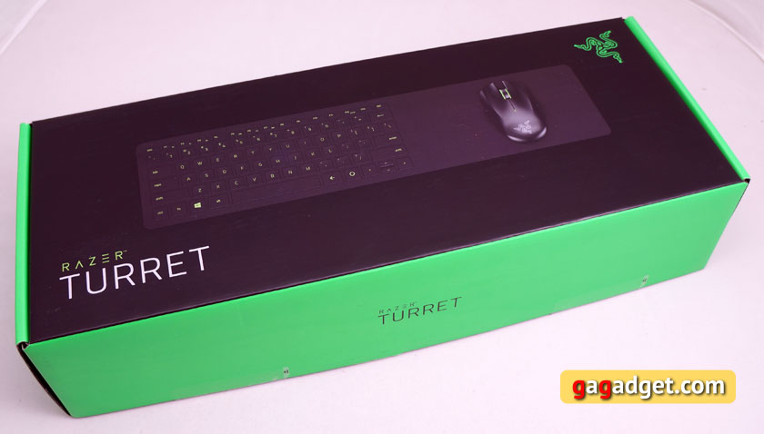 Обзор наколенного комплекта клавиатуры и мыши Razer Turret-3