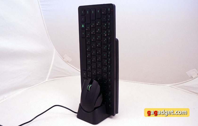 Обзор наколенного комплекта клавиатуры и мыши Razer Turret-17