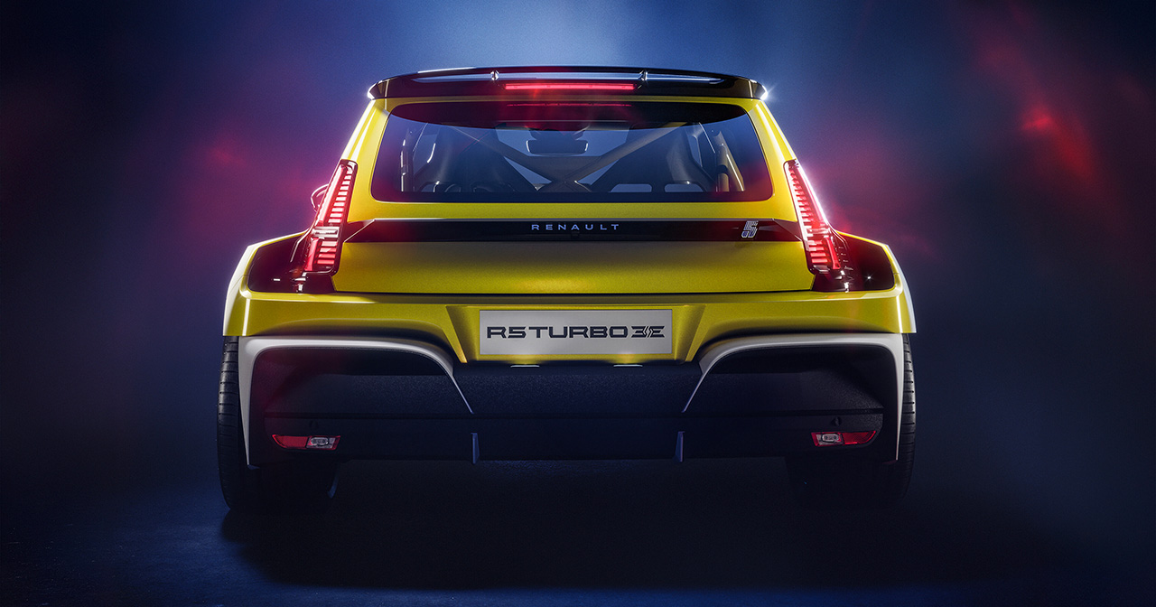 Renault 5 Turbo 3E у дії на треку