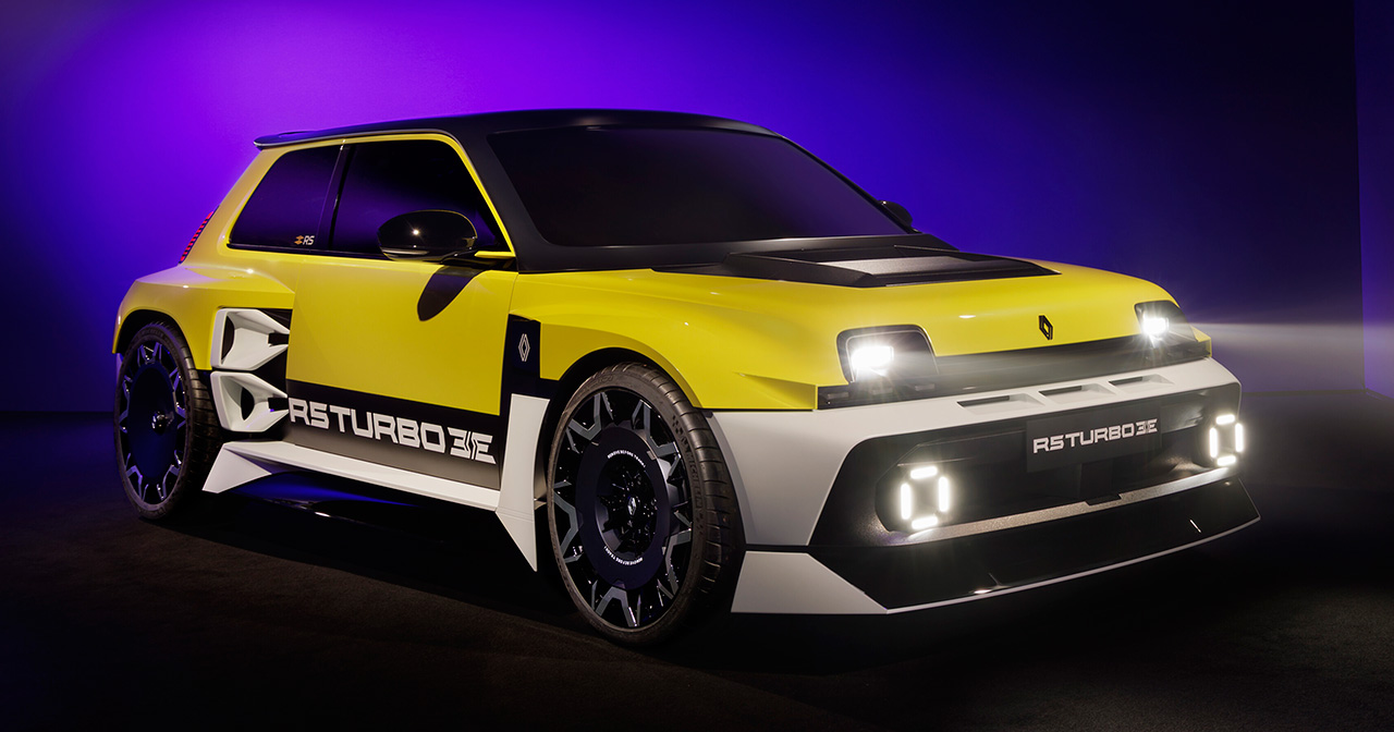 Техніка Renault 5 Turbo 3E на треку