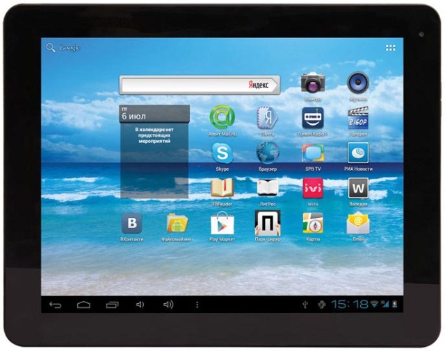9.7-дюймовый планшет Ritmix RMD-1055 на ОС Android 4.1 с модулем 3G 9.7-дюймовый планшет Ritmix RMD-1055 на ОС Android 4.1 с модулем 3G