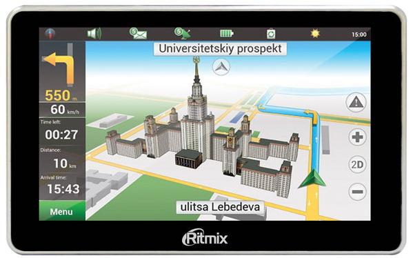 Три новых навигатора Ritmix с диагоналями 5 и 6 дюймов-2