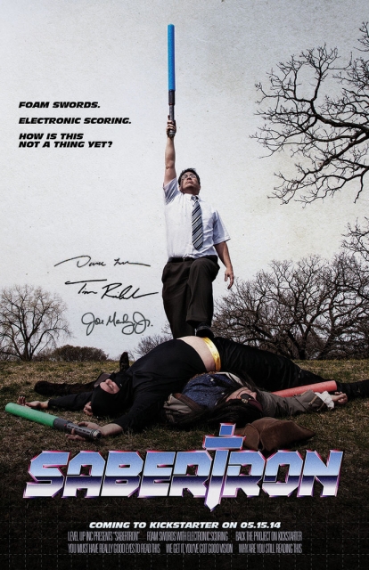 Sabertron: игрушечные мечи из пены со счетом попаданий