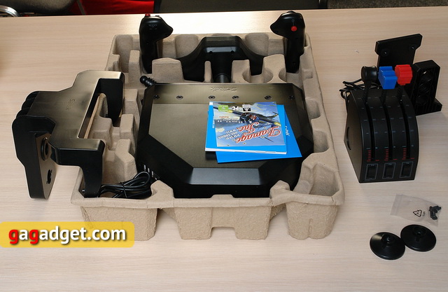 Обзор авиационного штурвала Saitek Pro Yoke Flight System-4