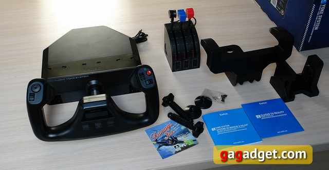 Обзор авиационного штурвала Saitek Pro Yoke Flight System-5