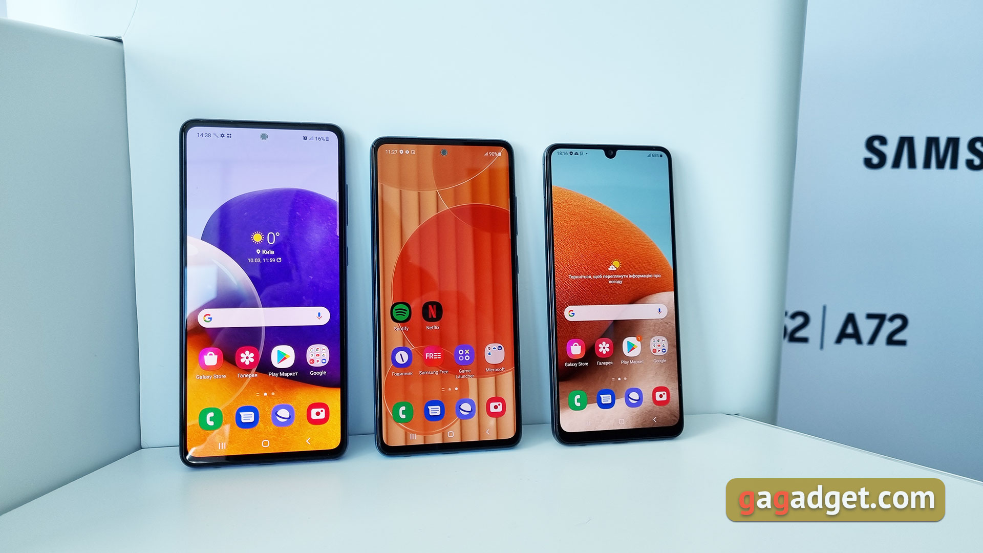 Смартфоны Samsung Galaxy A72, A52 и A32 своими глазами-3